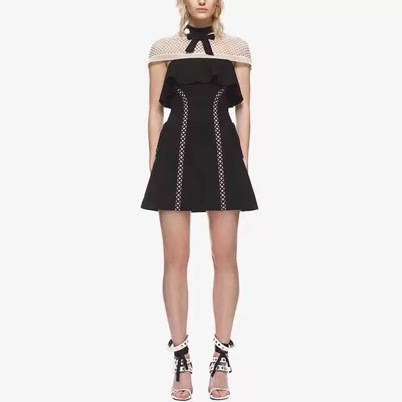Self-Portrait Dresses & Skirts - Self-Portrait Black and Cream Kids Dress